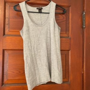 Cashmere gray tank top